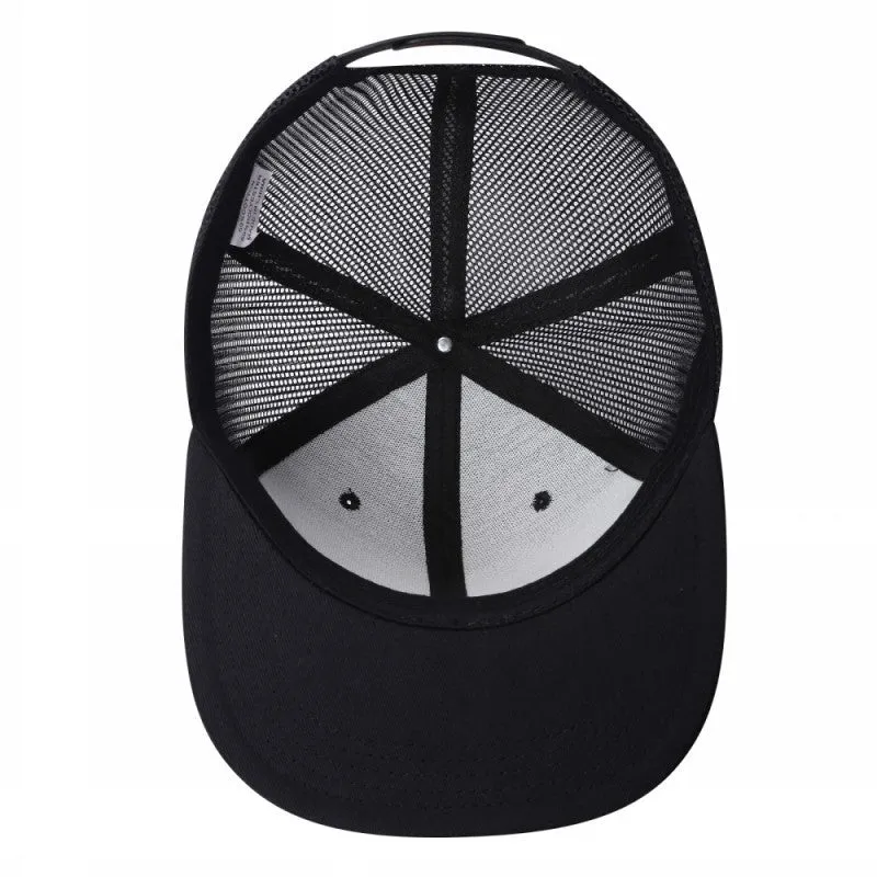 12 Pack Trucker Mesh Hat - Flat Bill, Adjustable, 6-Panel