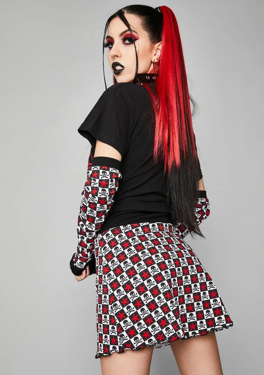 Antisocial Anthem Skirt And Gloves Set