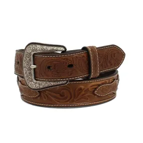 Ariat Mens Tooled Cross Belt - A1037302