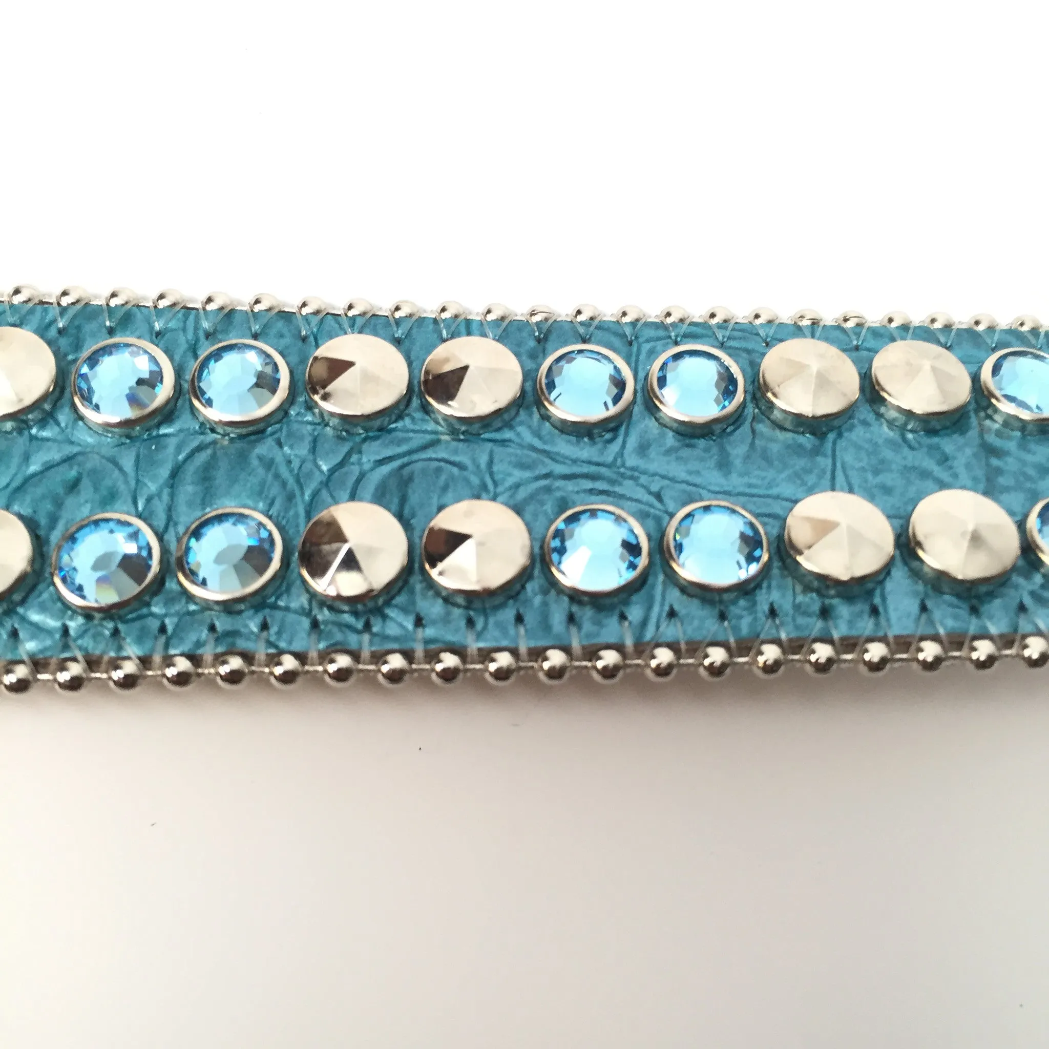 b.b. Simon 2182A86 'Sky Blue' Crystal Belt