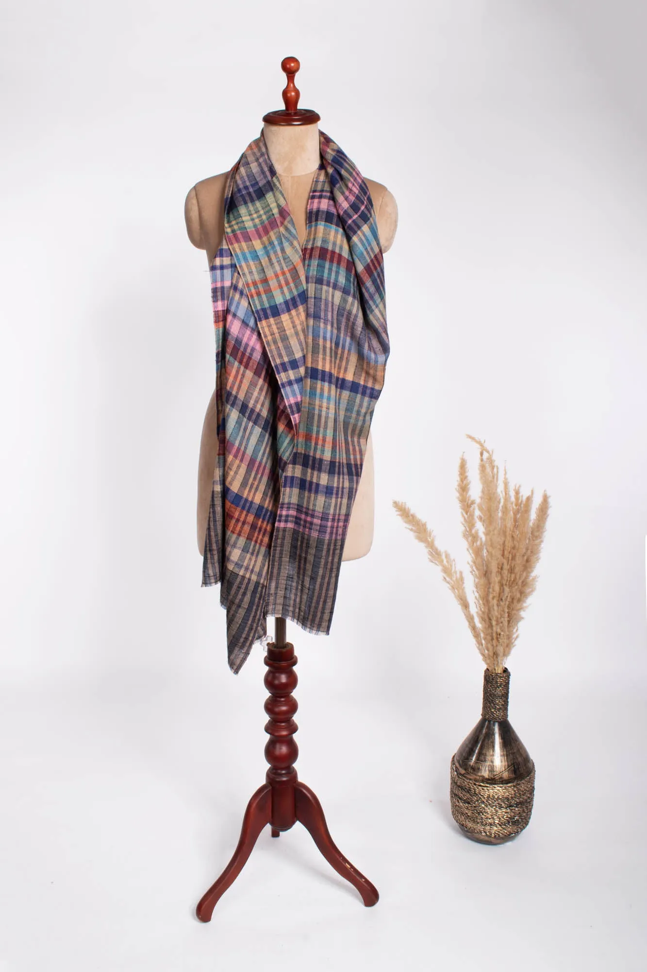 Boho Chic Handloomed Cashmere Pashmina Scarf - WEALDEN