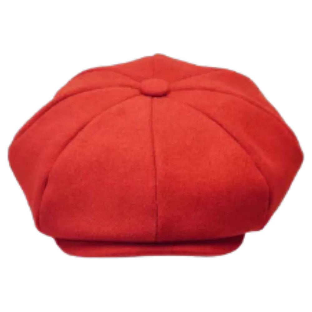 Bruno Capelo Men's Red Apple Hat 100% Wool Men's casual cap