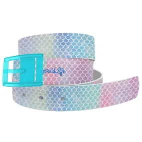 C4 Mermaid Life Ladies Belt with Baby Blue Buckle