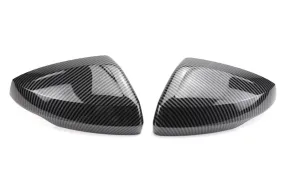 Compatible Audi A1 GB Sportback Citycarver Allstreet Mirror Covers Carbon Fiber Look 2018-2023