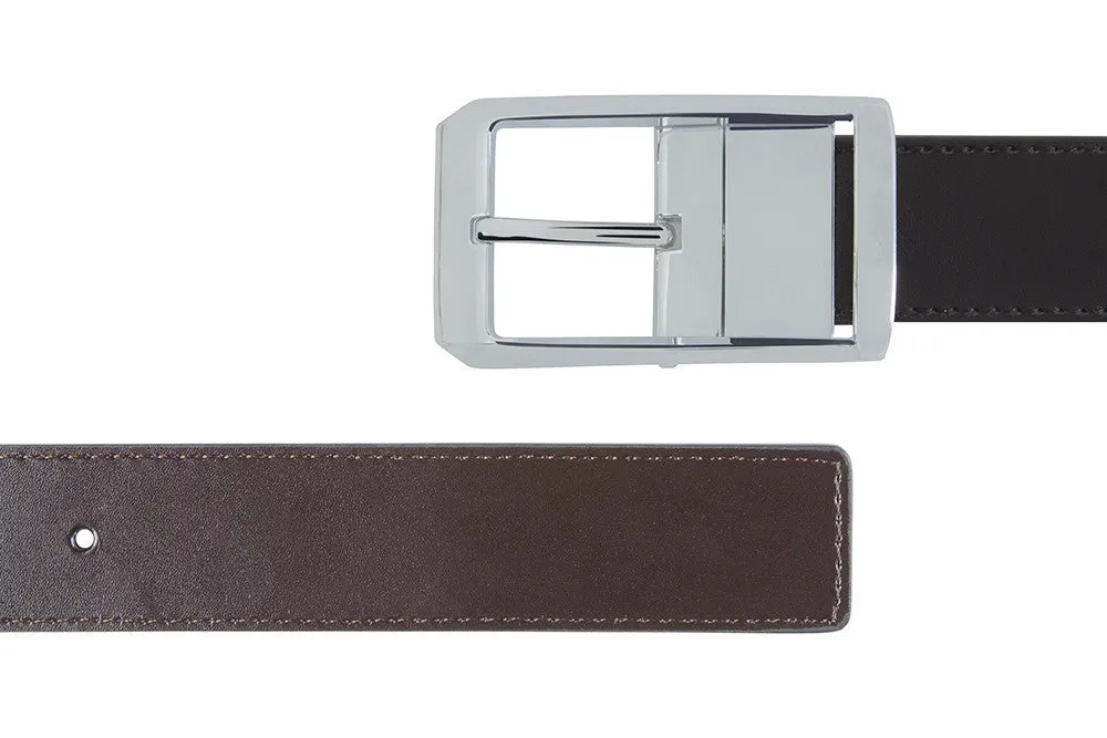 Cross Silver Black/Brown Strap