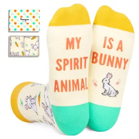 Crzay Bunny Gifts For Women Young Girl Gifts Silly Easter Gifts, Funny Bunny Rabbit Socks Easter Socks Men