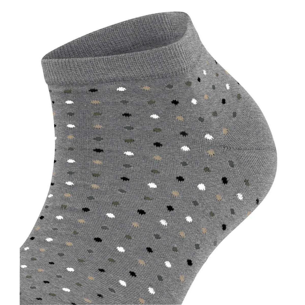 Falke Multispot Sneaker Socks - Grey Mel