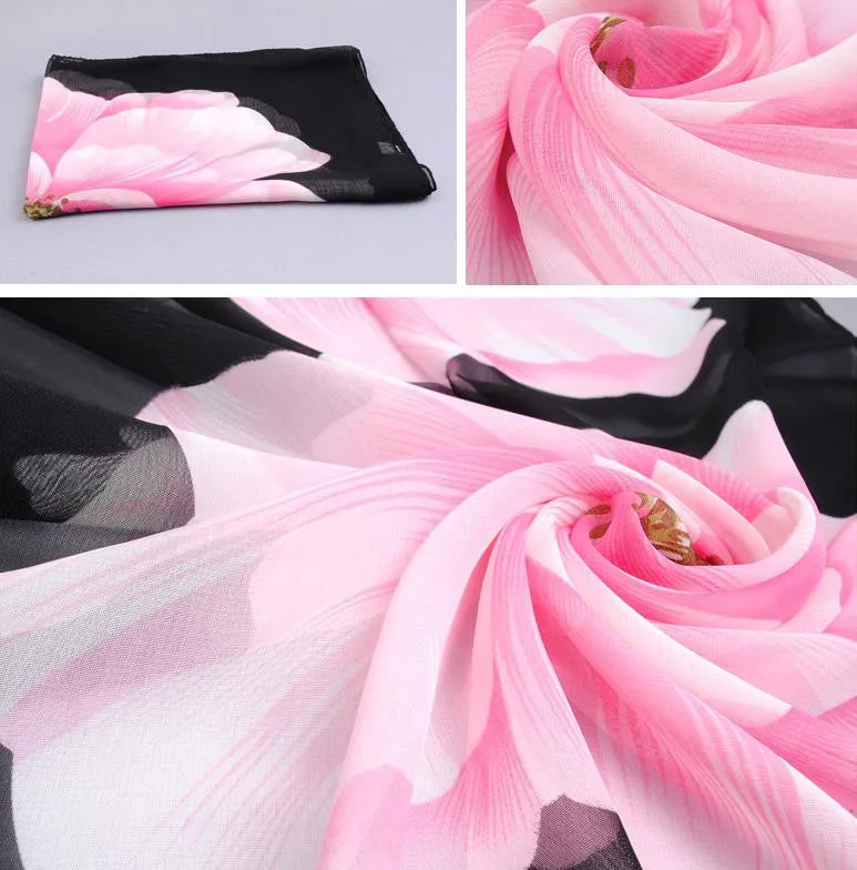 Fashion scarves female shawls super long chiffon korean decorative fabric