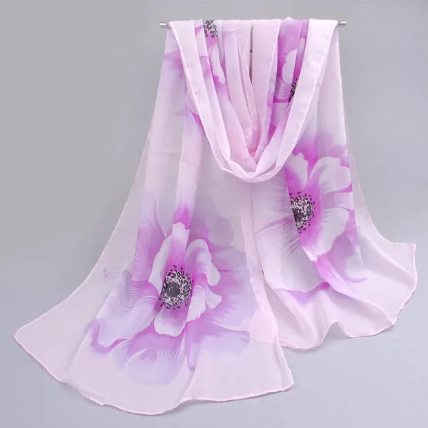 Fashion scarves female shawls super long chiffon korean decorative fabric