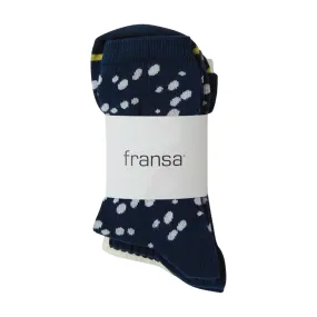 Fransa Swana Socks 3 Pack Navy