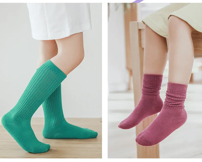 Full Length Socks for Kids (3-5 years, 6 Pairs )