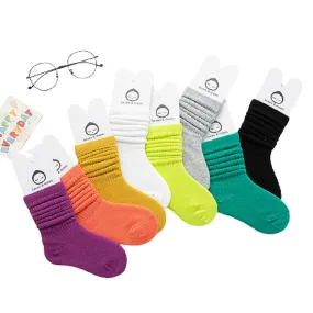 Full Length Socks for Kids (3-5 years, 6 Pairs )