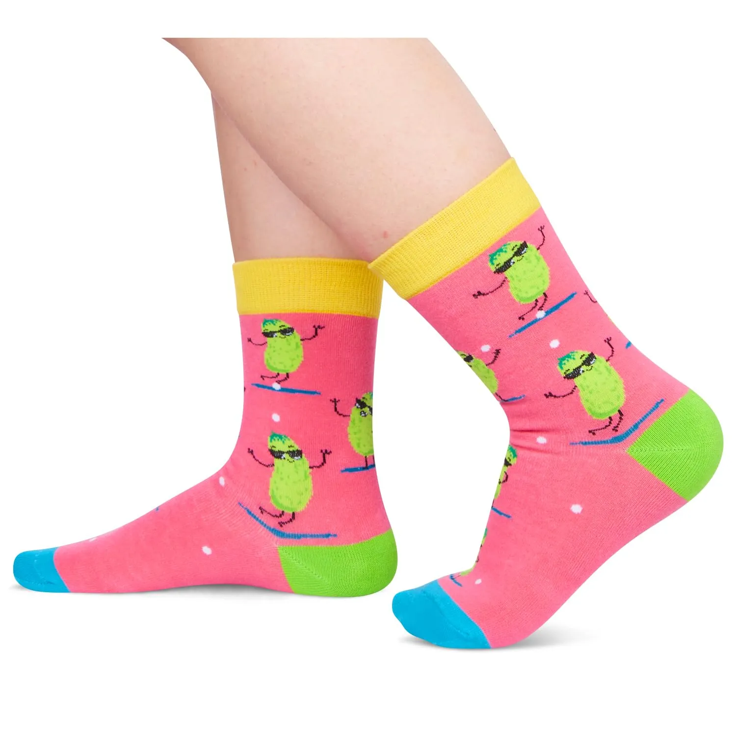 Funny Socks for Kids Pickle Gifts - Pickle Gifts for Pickle Lovers Pickle Socks 7-9 Years