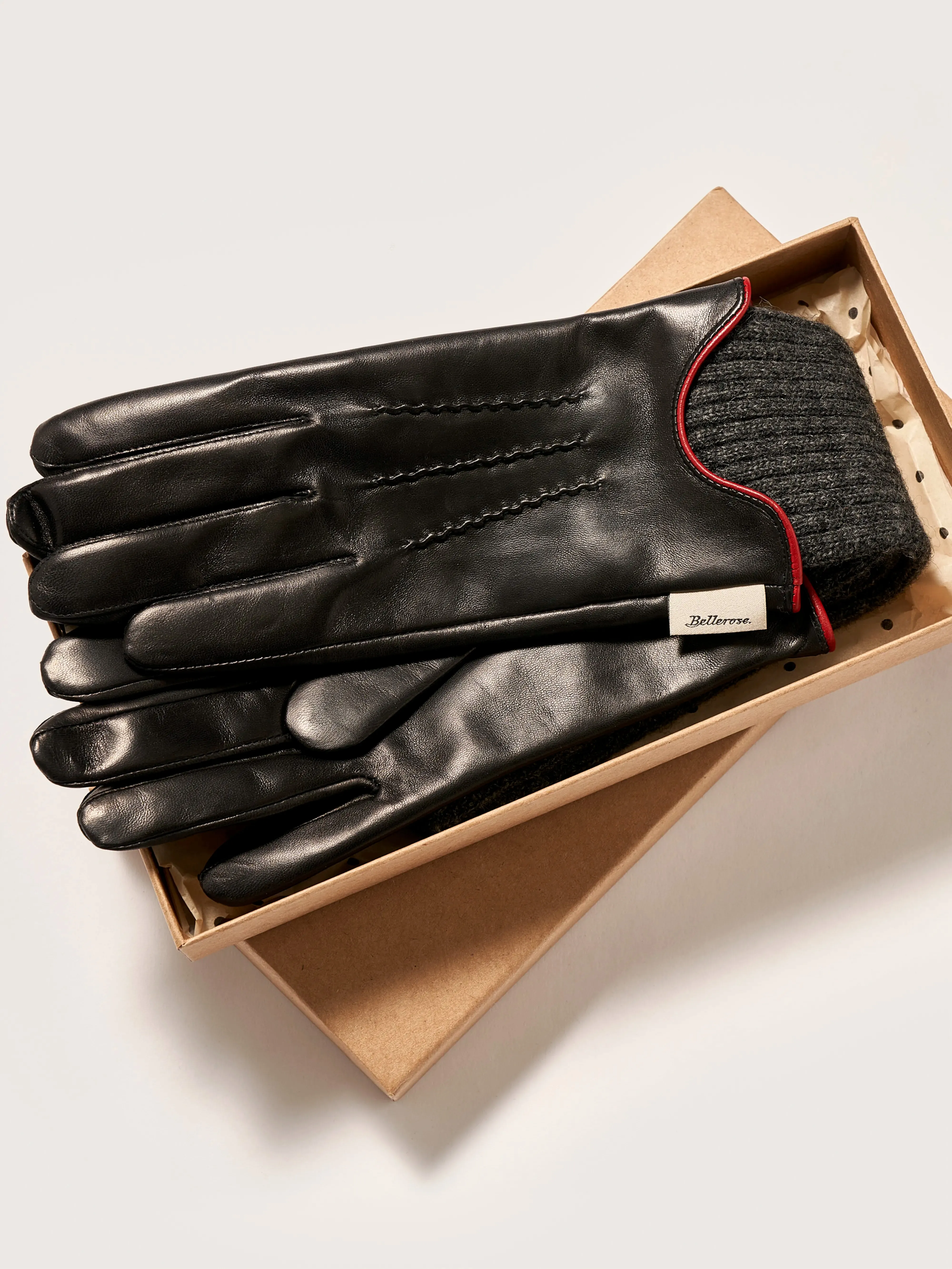 Gia leather gloves (242 / W / BLACK)