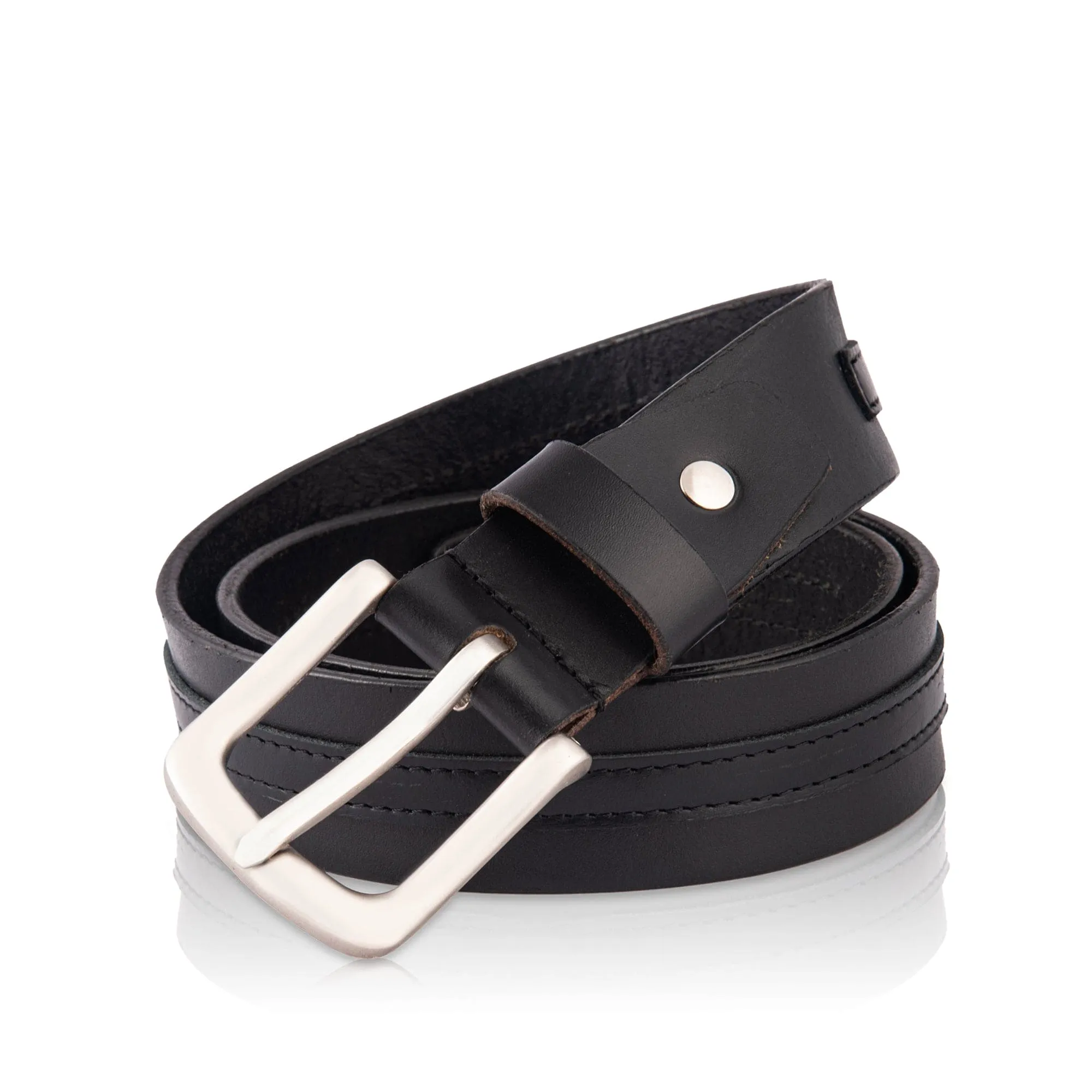 GR GOLDEN RIDERS PEGAUS Premium Leather Mens Belt Black ,Size 32 to 37 Regular