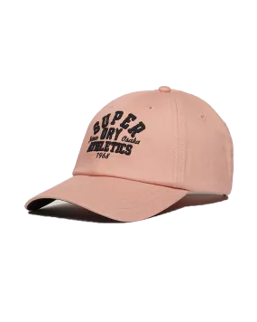 Graphic Baseball Cap in Antique Peach