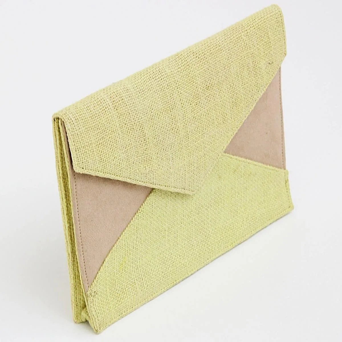 Handcrafted Yellow Statement Clutch by Sylca