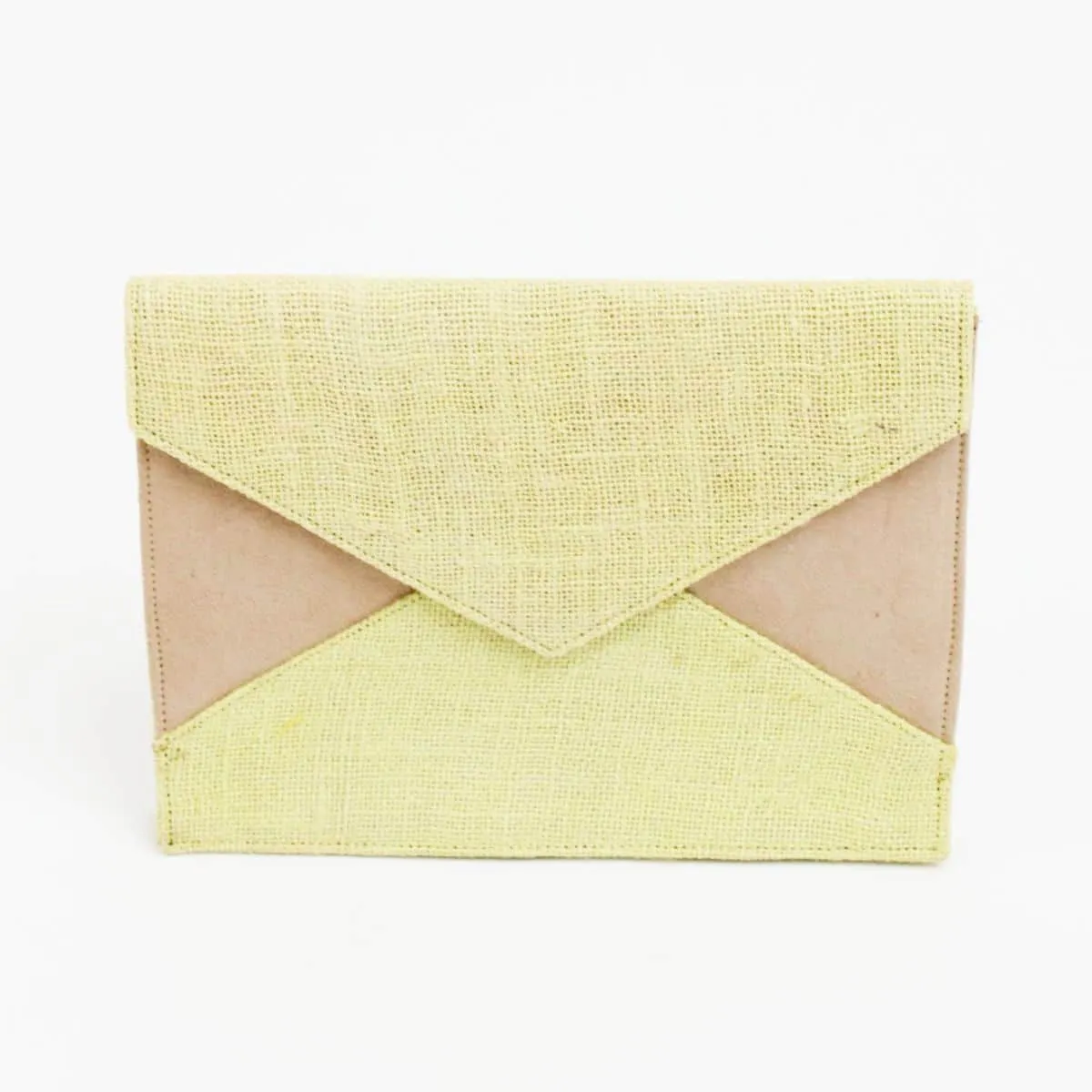 Handcrafted Yellow Statement Clutch by Sylca