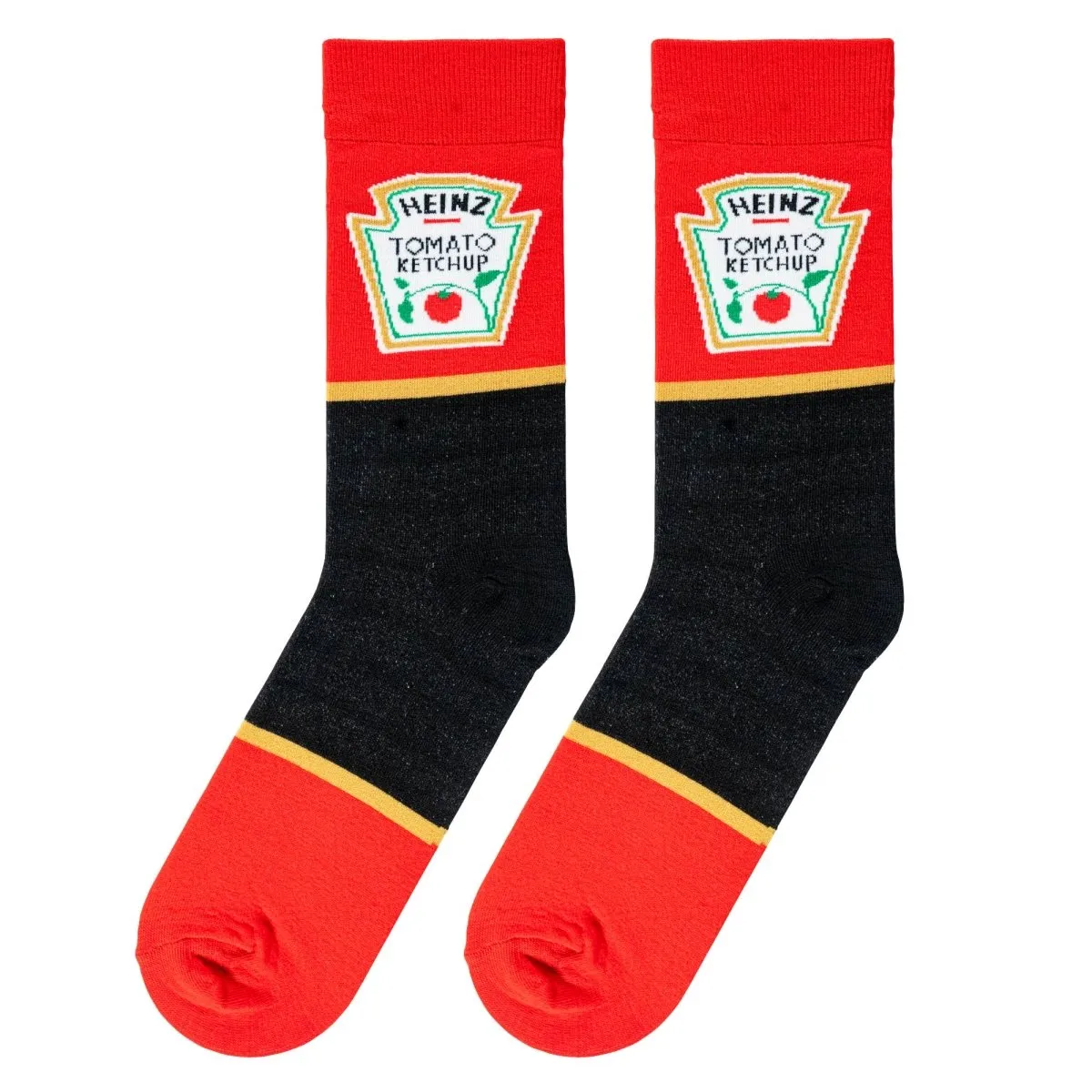 Heinz Ketchup - Mens Crew Folded (Crazy Socks)