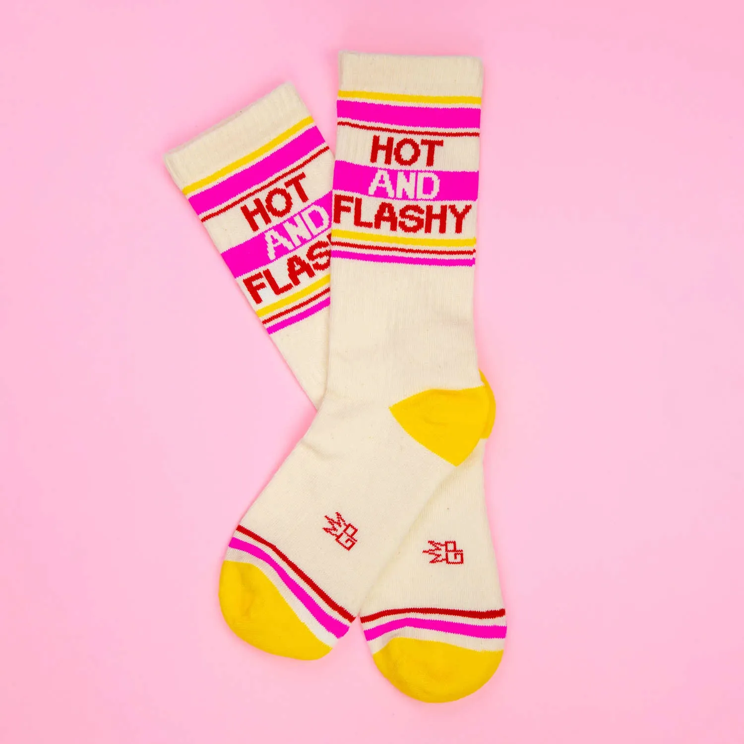 Hot and Flashy - Gym Crew Socks