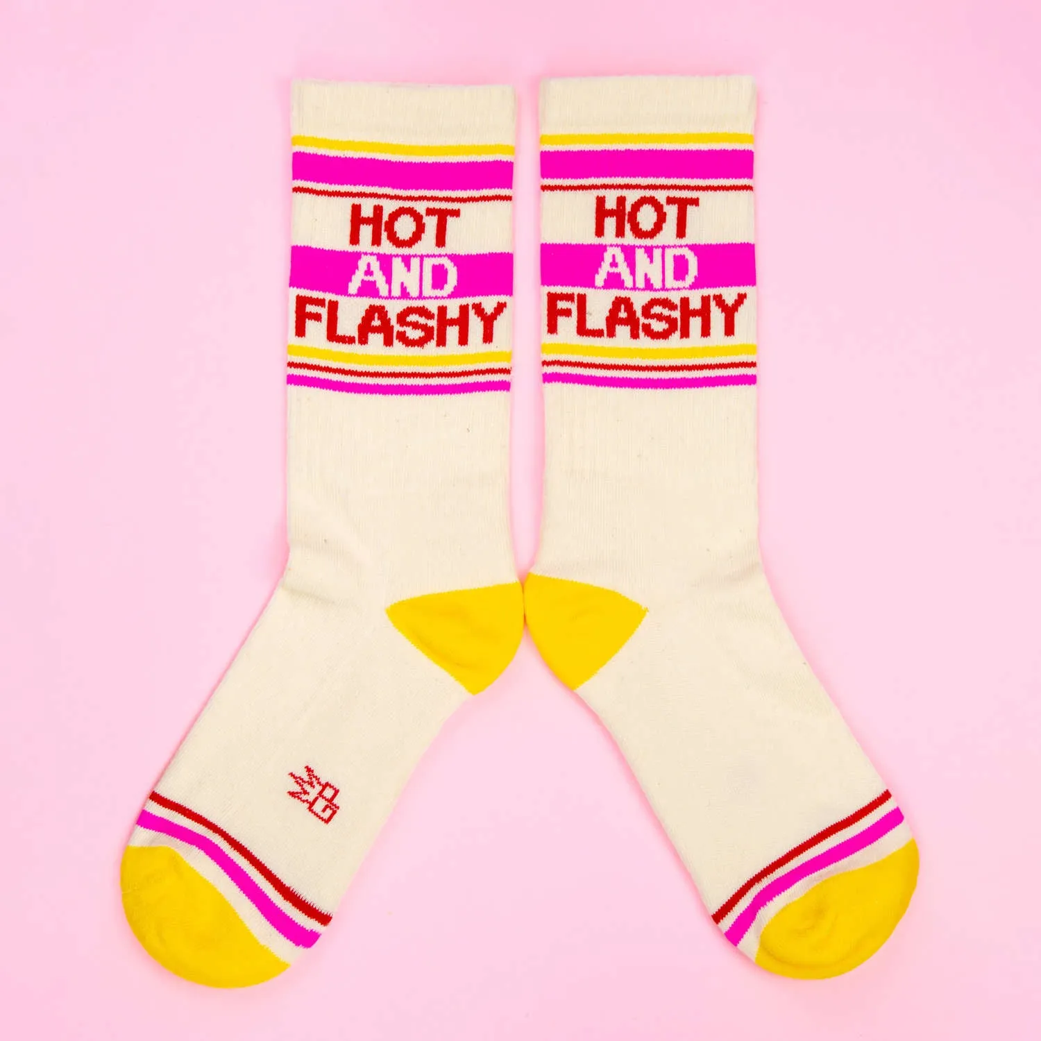 Hot and Flashy - Gym Crew Socks