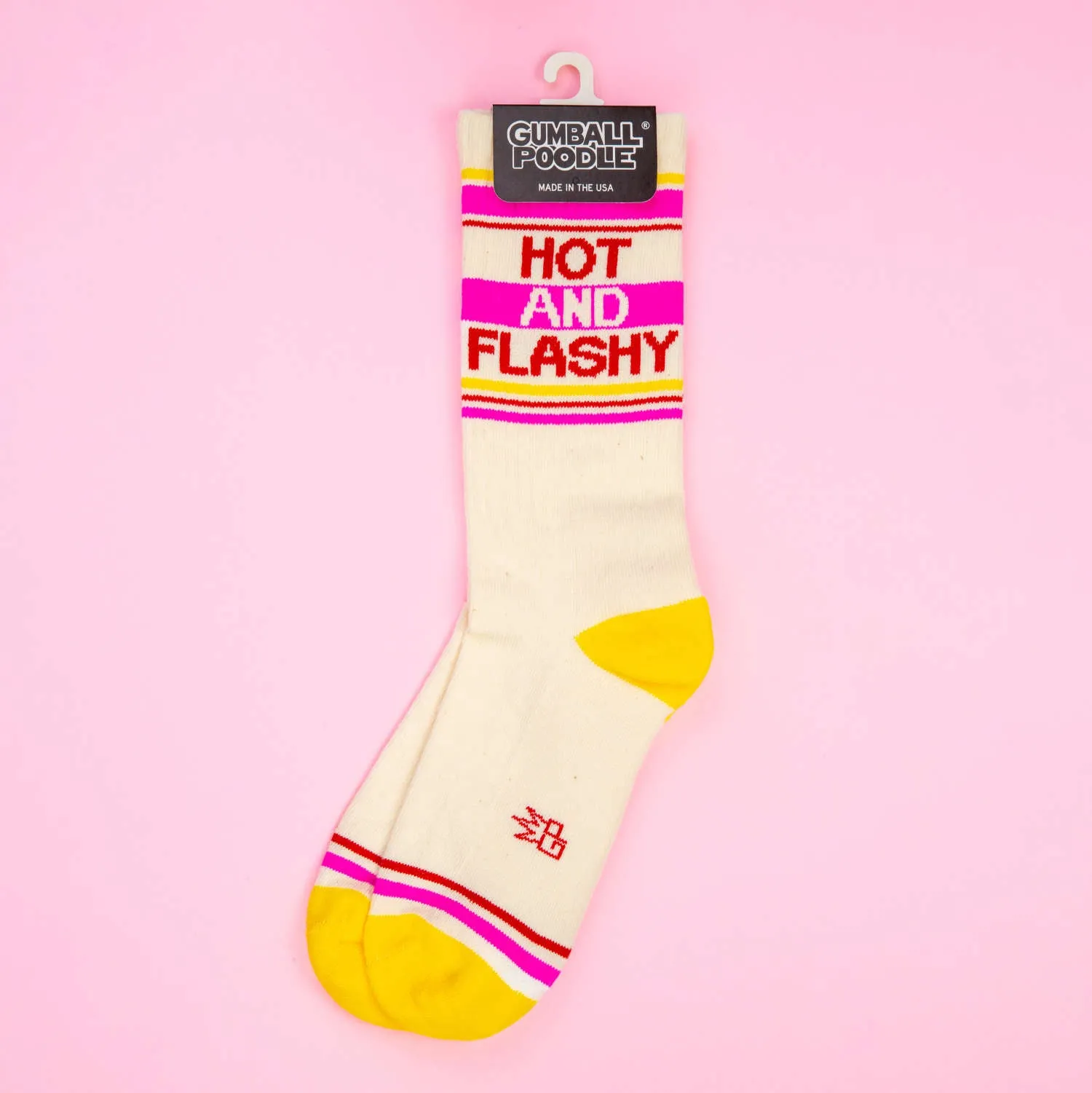 Hot and Flashy - Gym Crew Socks