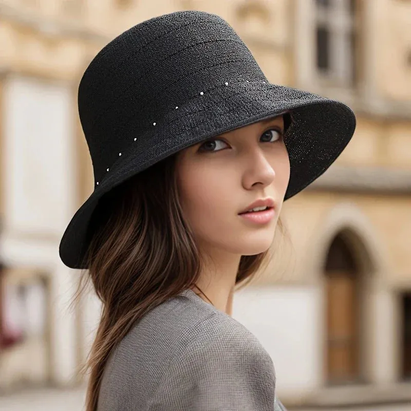 Japanese Paper Spring UV Resistant Women's Sun Hat for Summer