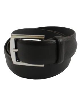 Kiton Belt Dark Brown Leather Men Belt 105 / 42