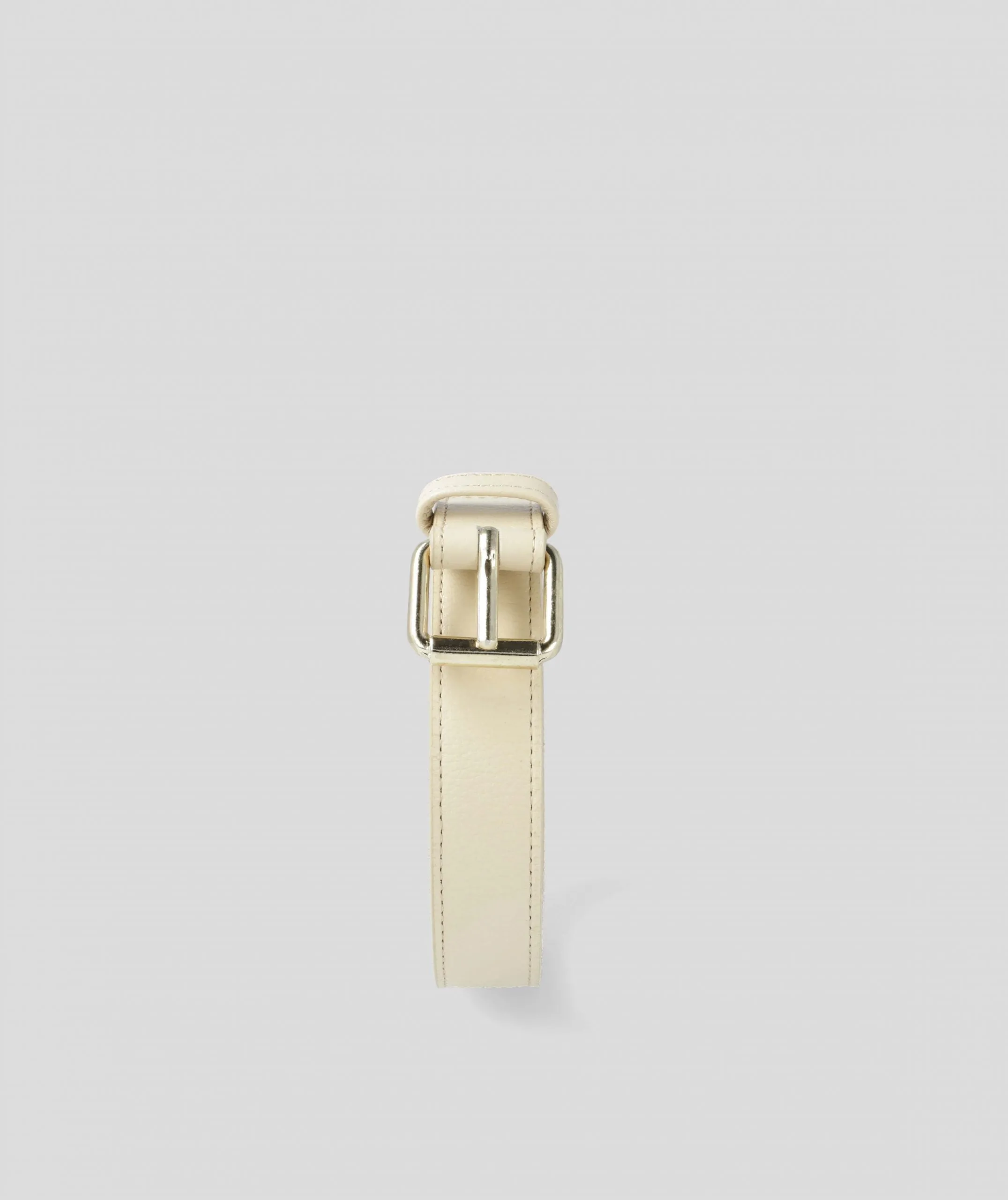 Ladies Nude Belt - Gold Buckle