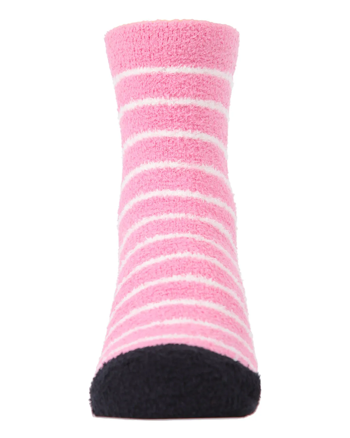 Leopard Girls Fuzzy Non-Skid Socks 2-Pair