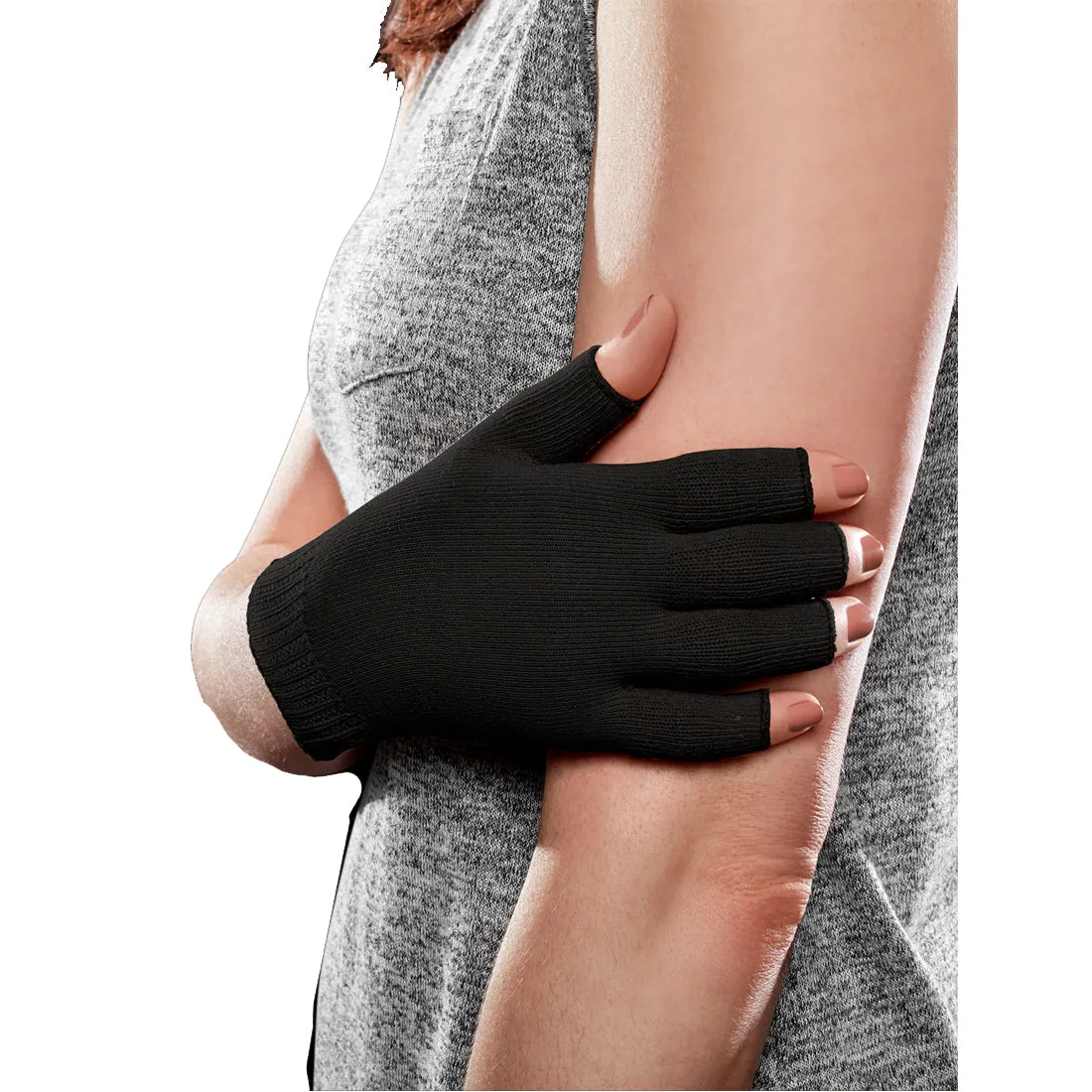 Lymphedema 20-30 MMHG Gloves Black Small (#23037)