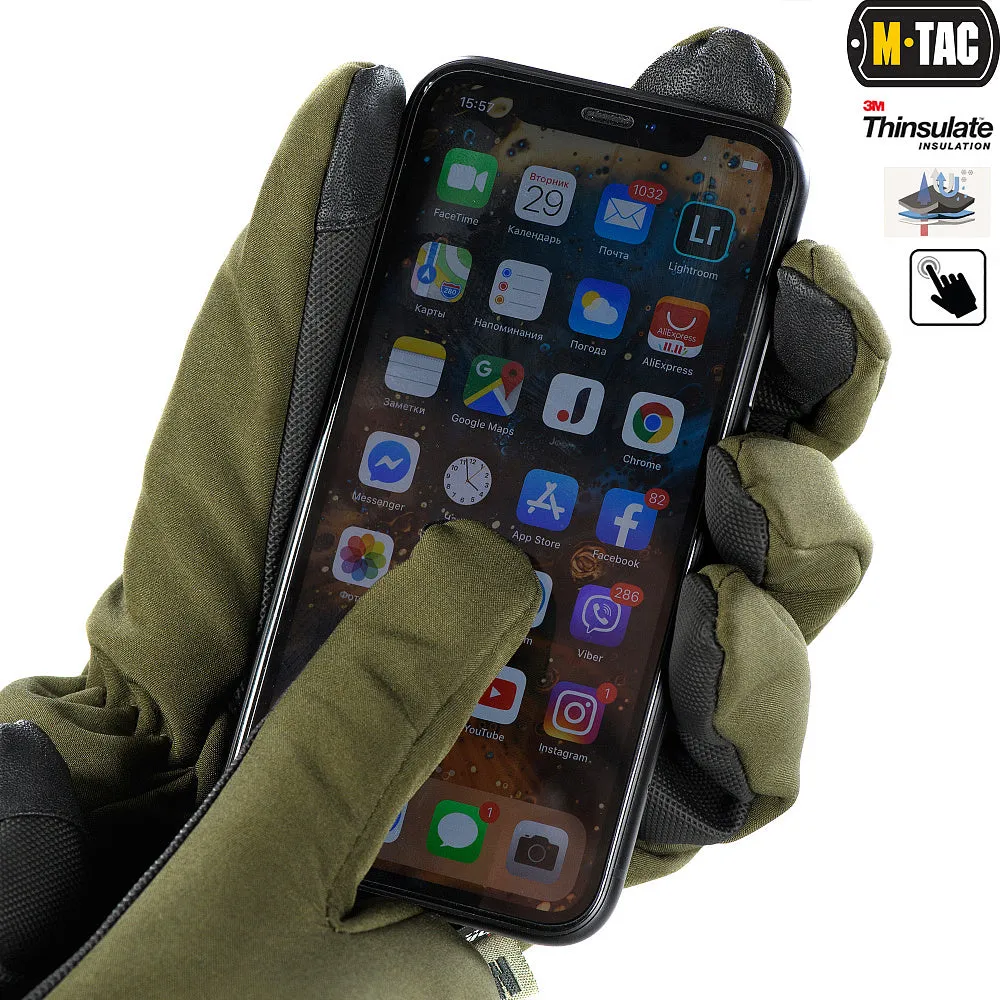 M-Tac Gloves Soft Shell Thinsulate