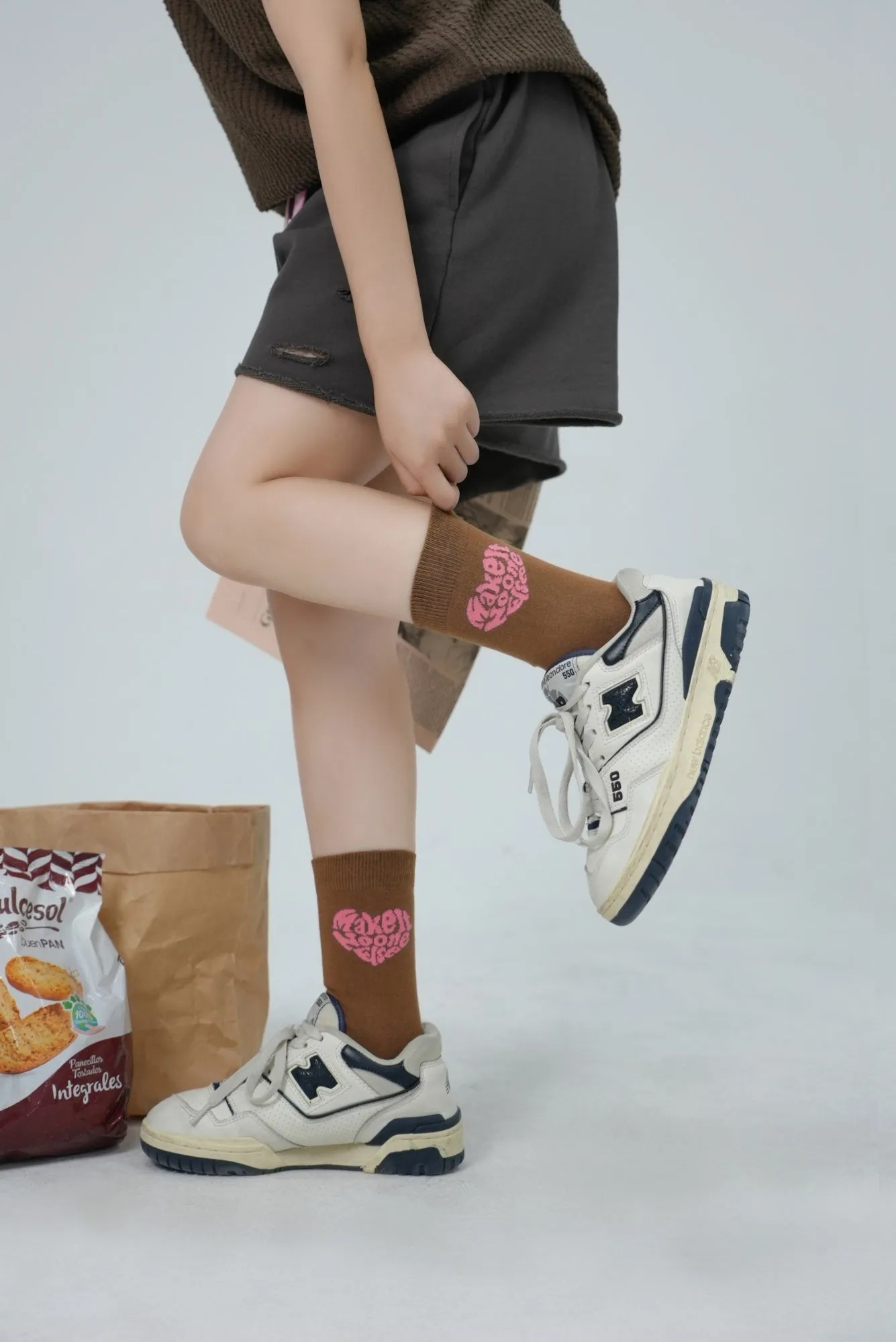 Make It! Heart Logo socks