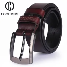 Men High Quality Genuine Leather Belt Free Shipping