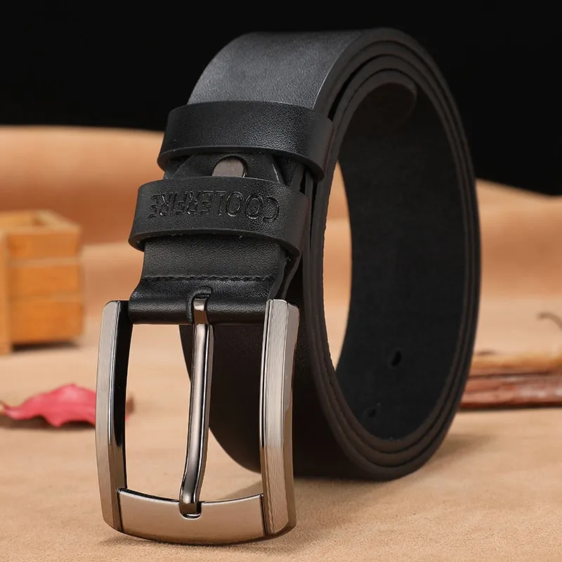 Men High Quality Genuine Leather Belt Free Shipping