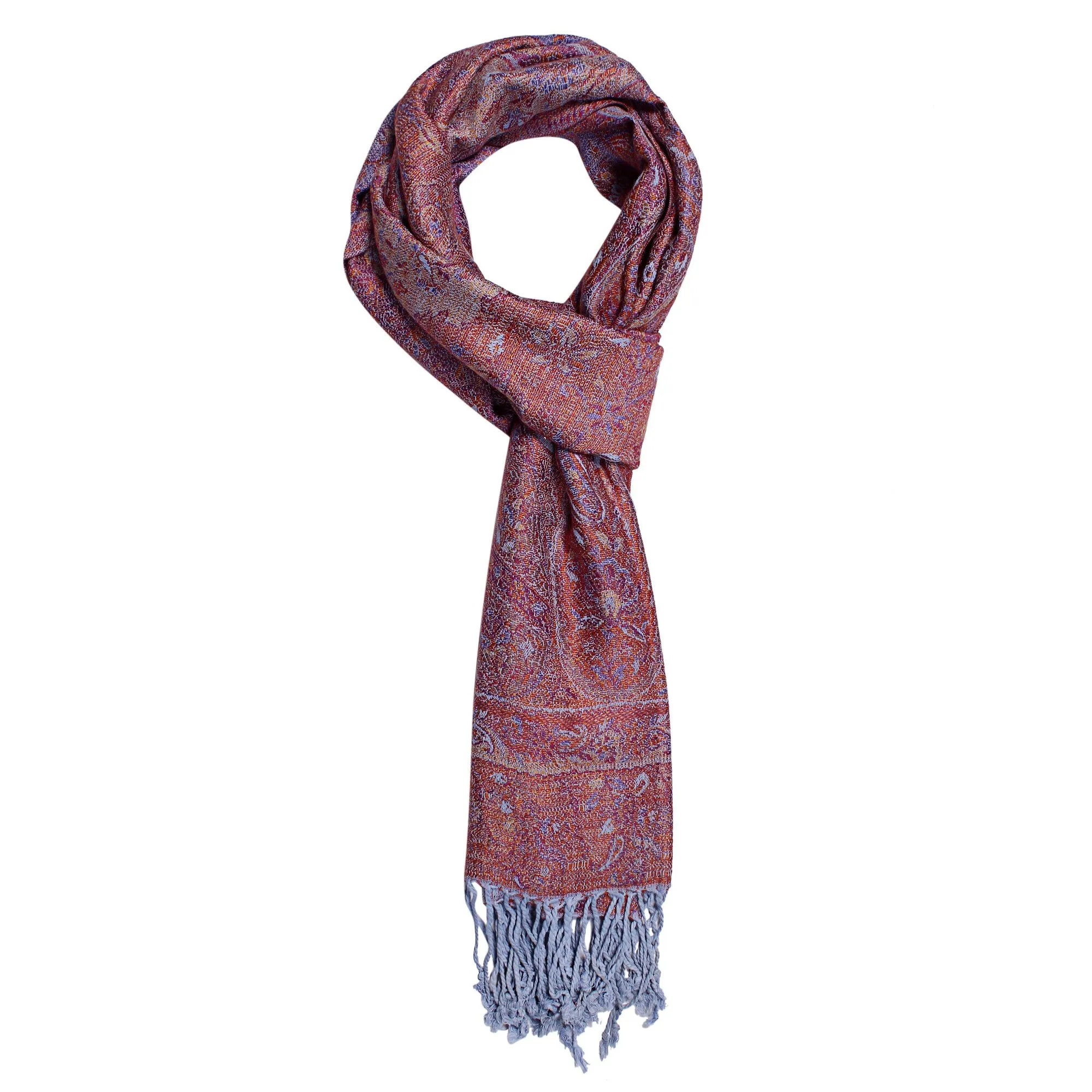 Mystic Vine Paisley Jacquard Scarf