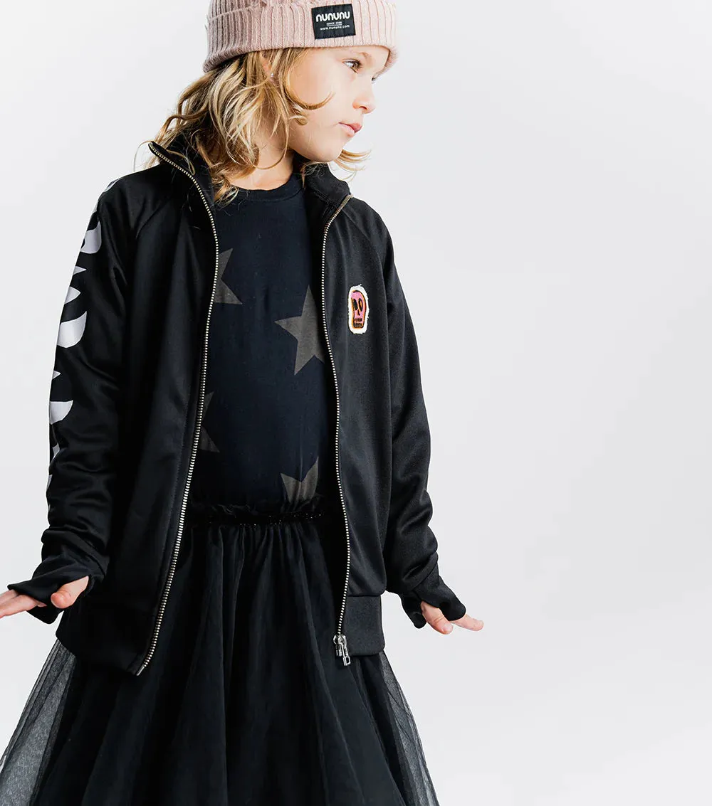 Nununu Kids STRIPEY SNAKES SPORTY Jacket - Black