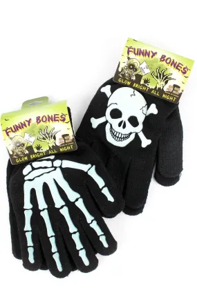 One Funny Bones Glow-In-The-Dark Gloves - SHIPS ASSORTED