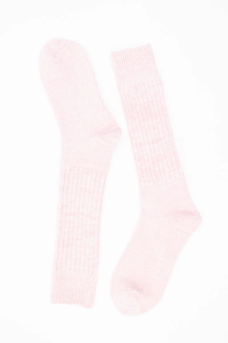 Pastel Dreams Slouchy Knit Socks - Casual Knitwear 🧦