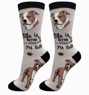 Pit Bull - Life is Better Socks