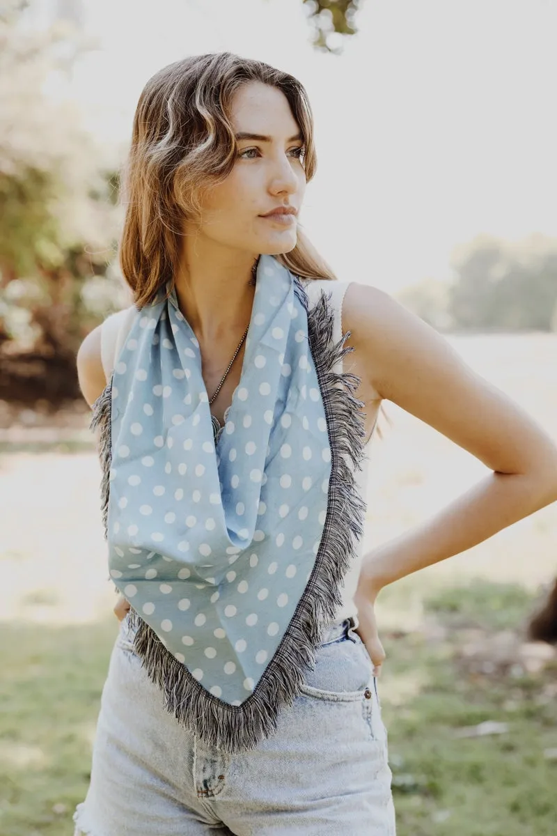 Polkadot Triangle Bandana