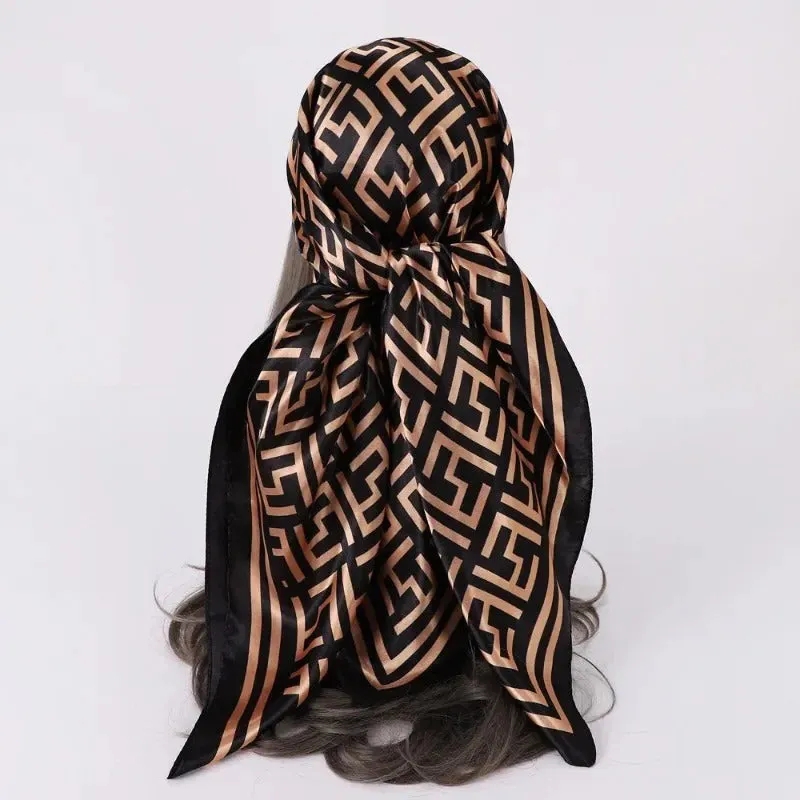 Printed Elegant Fashion Breathable Headscarf