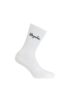 Rapha Cotton Crew Socks White/Black