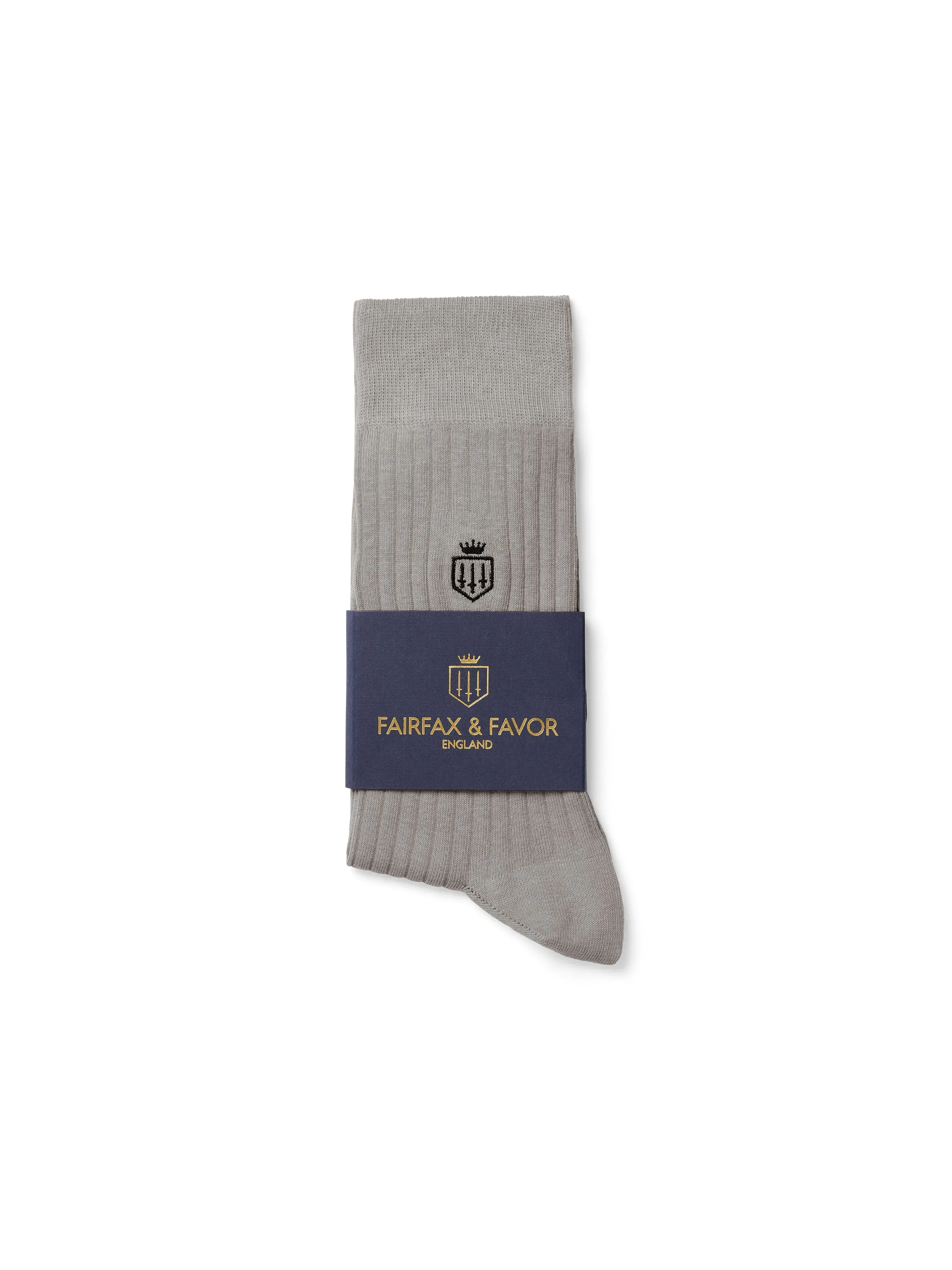 Signature Men's Socks - Light Grey