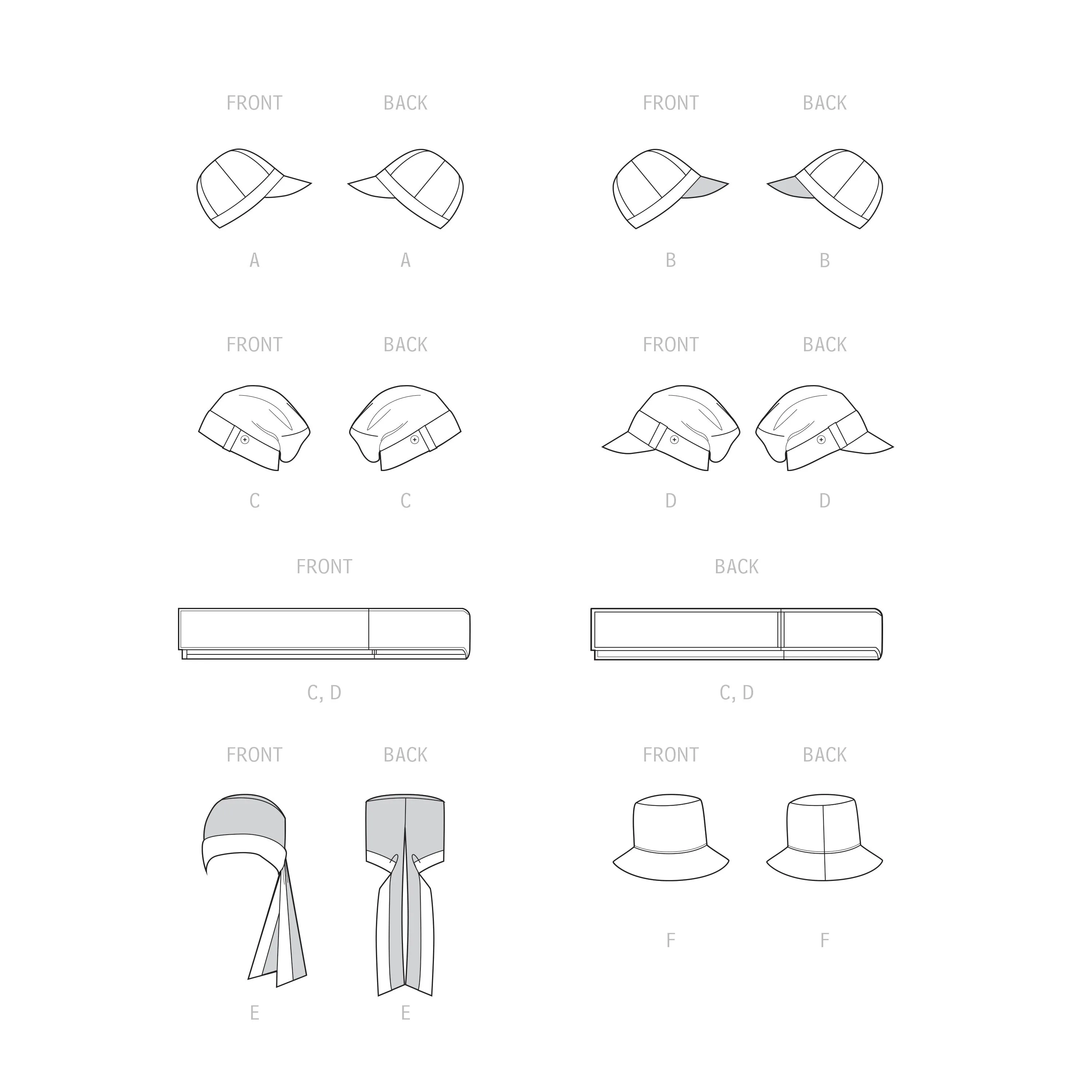 Simplicity Pattern S9491 Chemo Head Coverings