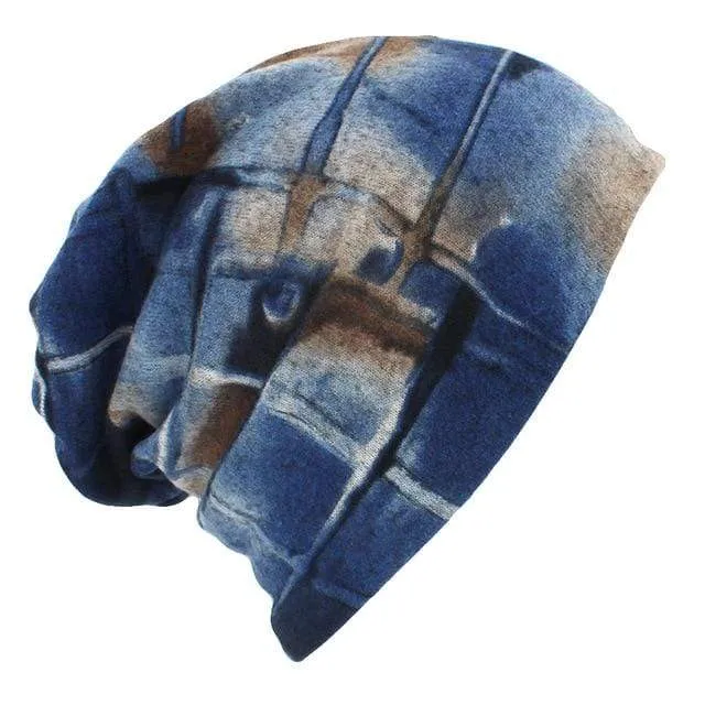 Tie-dye Print Beanie Hats