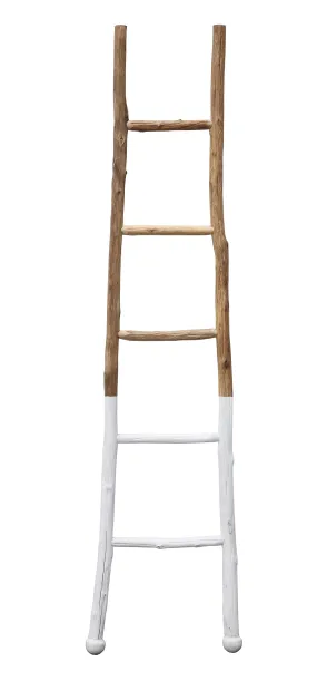 White Dipped Decorative Ladder