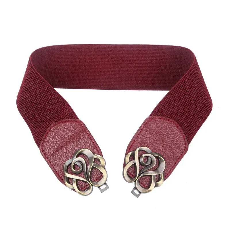 Women Vintage Faux Leather Belt