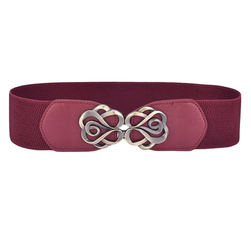 Women Vintage Faux Leather Belt