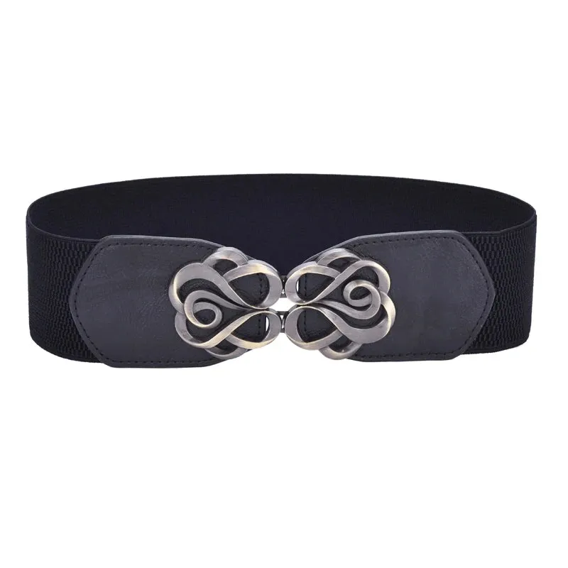 Women Vintage Faux Leather Belt